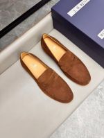 J.M.WESTON Brown calfskin Leather Shoes-J.M.WESTON Man Business Leather Shoes